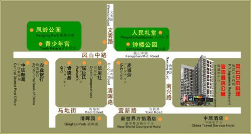 Shunde Juntao Business Hotel, Foshan Map