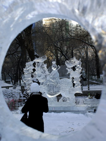 The 22nd Harbin International Ice Carving Competition ended