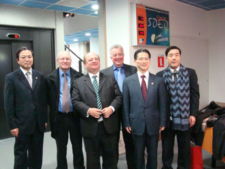 Expo delegation visits Lyon, France