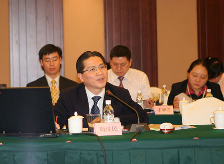 Zhou Hanmin, deputy director general of the Bureau of Shanghai World