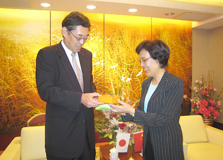 Japanese delegation visit Expo Bureau
