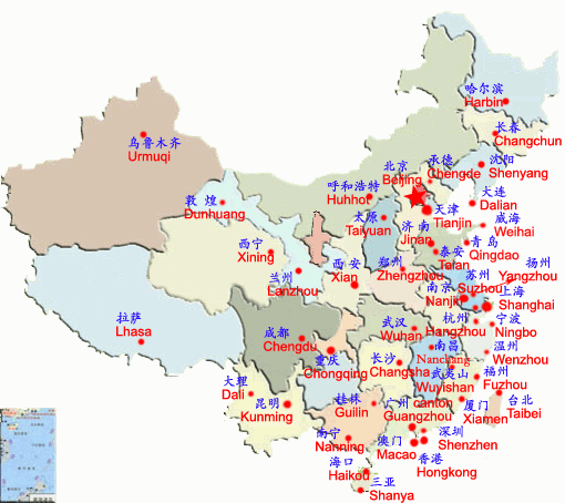 china map. Maps of China Map