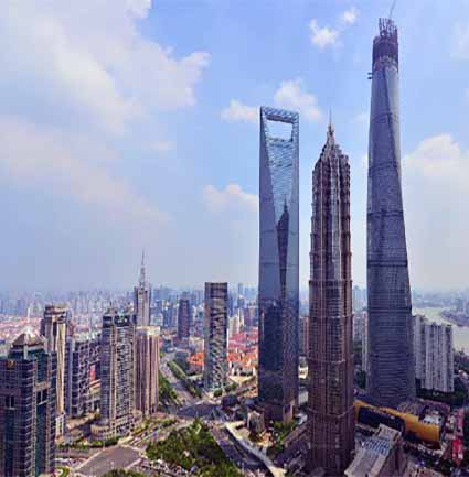 Shanghai Tower already reached 632 meters, becoming one of the highest in the world