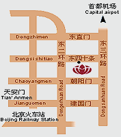 Asia Jinjiang Hotel, Beijing Map