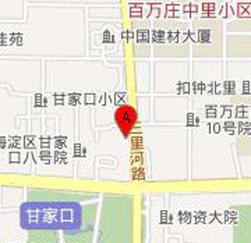 Beijing Friends Hotel Map
