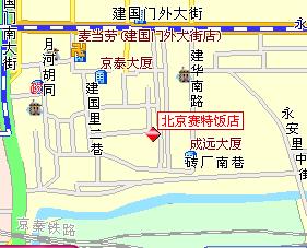 Hotel Nikko New Century Beijing Map