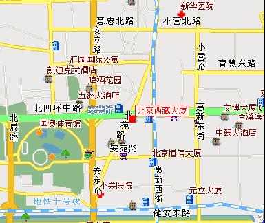 Beijing Tibet Mansion Map