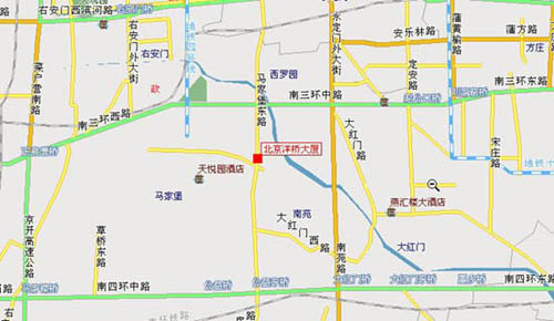 Beijing Yang Qiao Hotel Map
