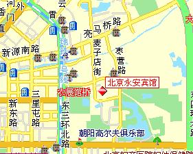 Beijing Yong' an Hotel Map