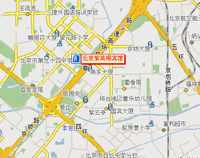 Beijing Ziyingge Hotel Map