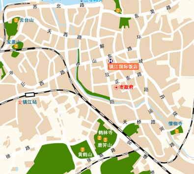 Best Western Zhenjiang International Hotel Zhenjiang Map