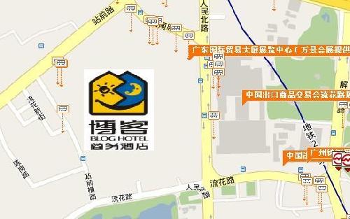 Boke Business Hotel - Guangzhou Map