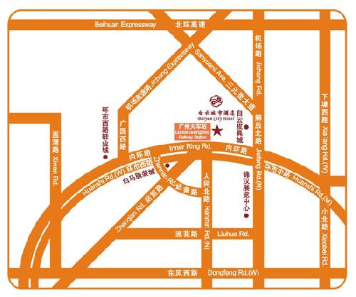 CITS Hotel, Guangdong (Baiyun City Hotel) Map