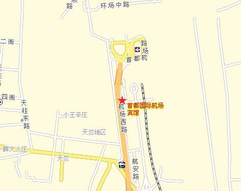 Beijing Capital Airport Hotel Map