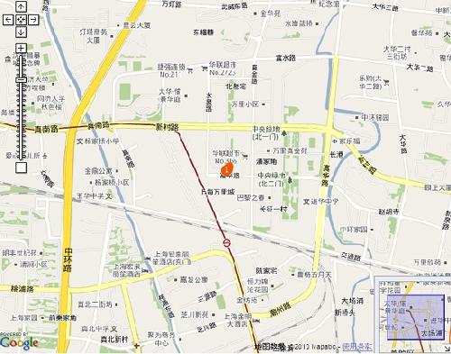 Central International Hotel - Shanghai Map