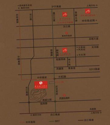 Changxing Ramada Parkview Hotel ,Changzhou Map