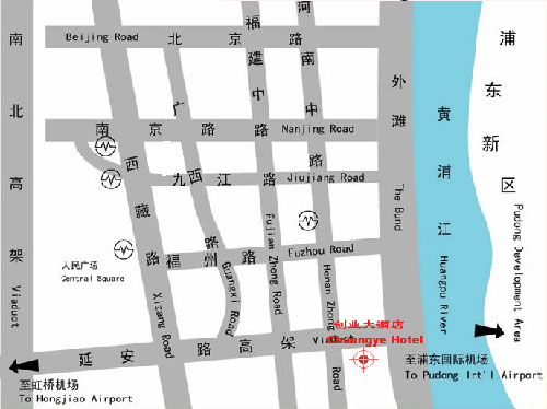 Shanghai Starway Chuangye Hotel Map