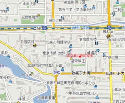 Citycourt Hotel Beijing Map