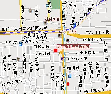 Penta Hotel Beijing Map