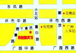 Guangzhou New Donfranc Hotel Map