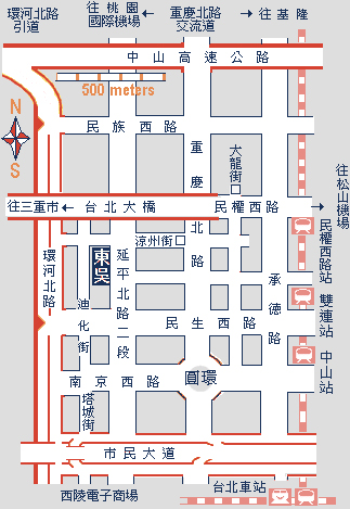Dong Wu Hotel Map