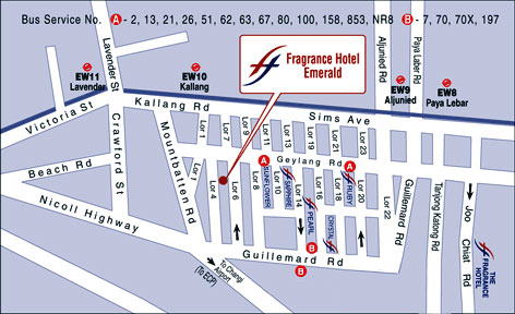 Fragrance Hotel-Emerald Map