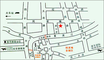 Golden Jade Sunshine Hotel, Shanghai Map
