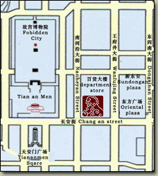 Grand Hotel, Beijing Map