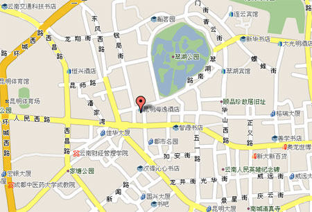 Grand Park Hotel Kunming Map
