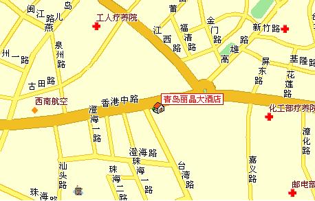 Grand Regency Hotel, Qingdao Map