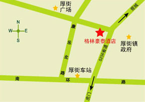 GreenTree Inn Dongguan Houjie Hotel Map
