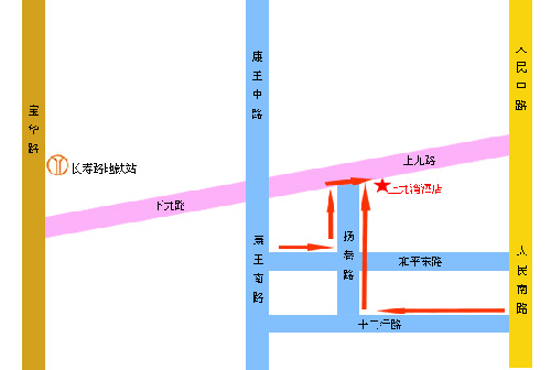Guangzhou ShangJiuWang Hotel Map