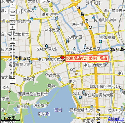 Han Ting Hotel-WuLin Square Branch, Hangzhou Map