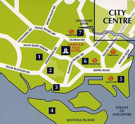 Harbour Ville Hotel Map
