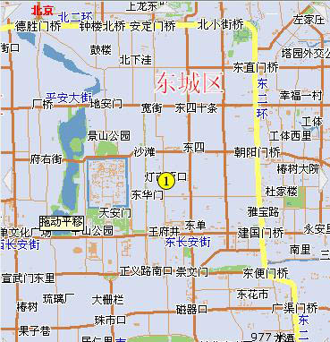 Holiday Inn Crowne Plaza Beijing Map