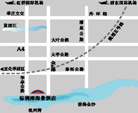 Howard Johnson Palm Beach Resort, Shanghai Map