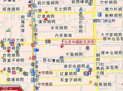 Super 8 Hotel Jinbao Street (Beijing New dragon Hostel), Beijing Map