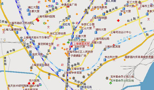 Jianguo Hotel Shanghai Map