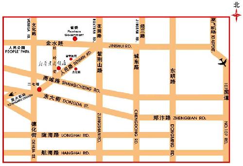 Jingguo Hotel xinhua Henan Map