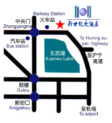 Jiangsu New Century Hotel Map