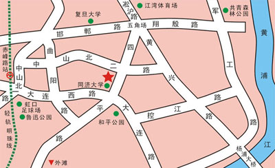Jingjiang Baiyulan Hotel - Shanghai Map