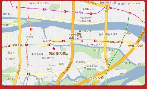 GuangZhou Kingdom International Hotel Map