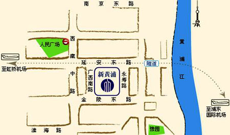 New Harbour Service Apartment, Shanghai Map