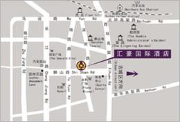 Noahs Hotel Suzhou Map