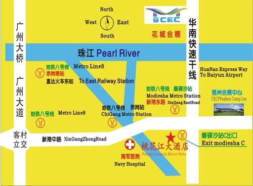 Wellgold Hotel Guangzhou  Pazhou Branch Map