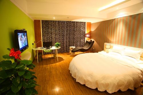 Song Of Apple Designer Hotel Xi An Xian Romantic Round Bed