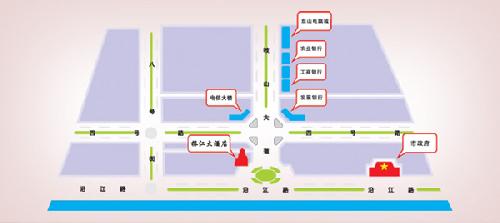 Rong Jiang Hotel, Jieyang Map