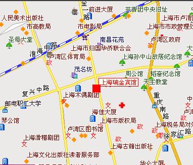 Shanghai Rui Jin Hotel Map