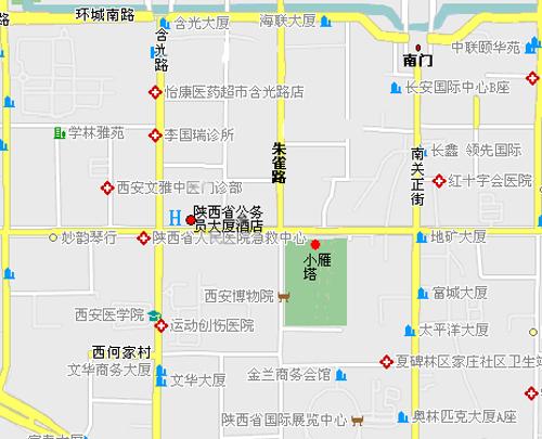 Shaanxi Public Servant Training Center (Xi'an) Map