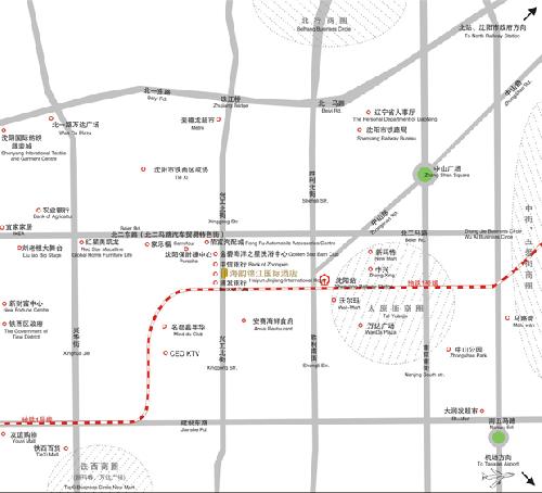 Shenyang Haiyun Jinjiang International Hotel Map